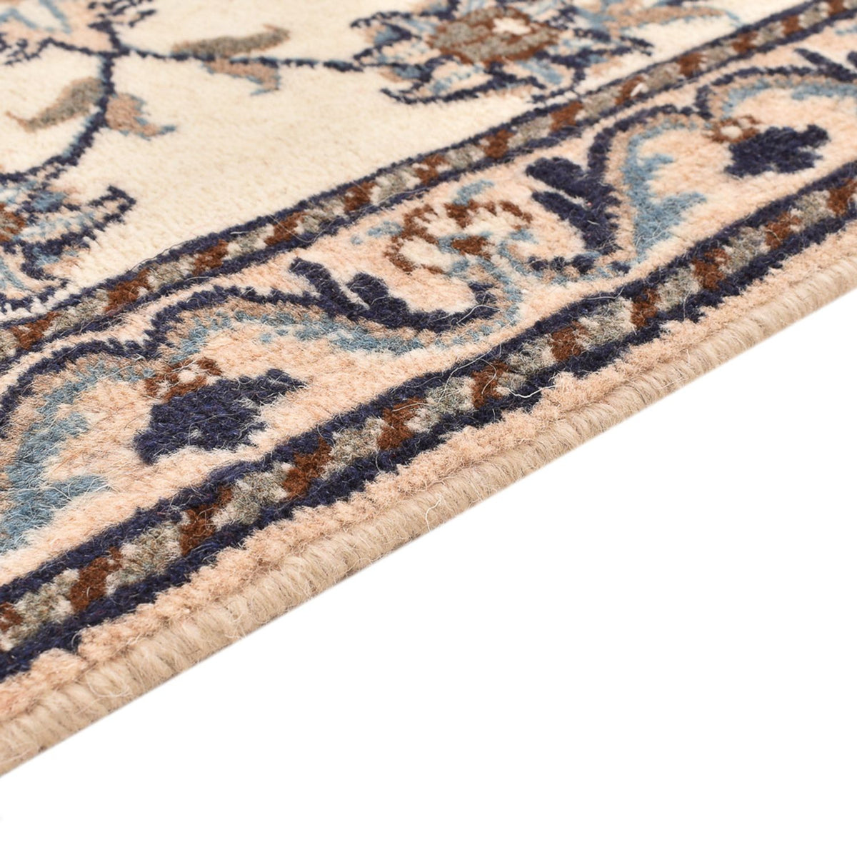 Biegacz Dywan perski - Nain - 208 x 79 cm - biały