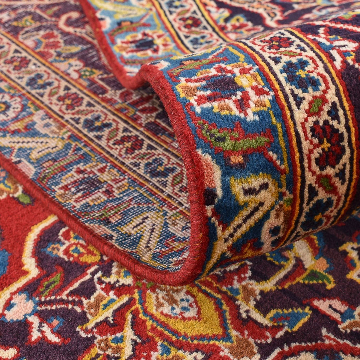 Dywan perski - Keshan - 392 x 285 cm - czerwony