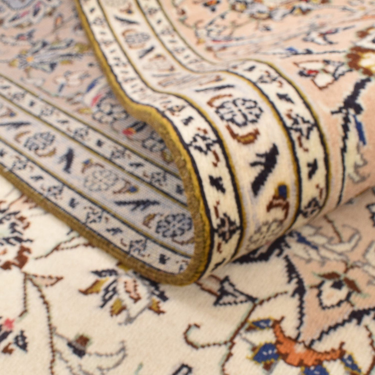 Dywan perski - Keshan - 290 x 205 cm - beżowy