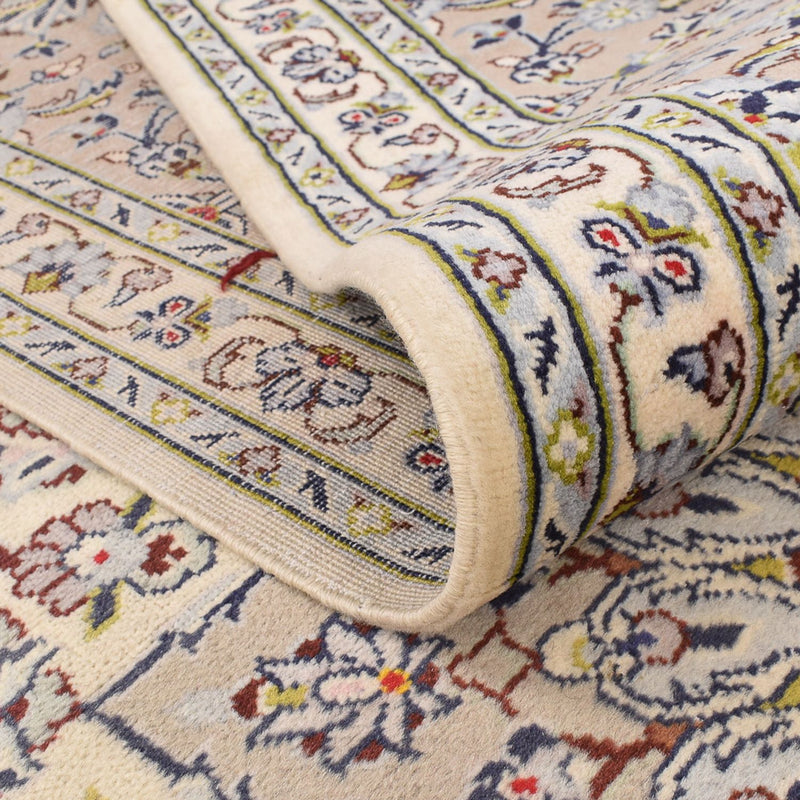 Dywan perski - Keshan - 355 x 245 cm - ciemny beż