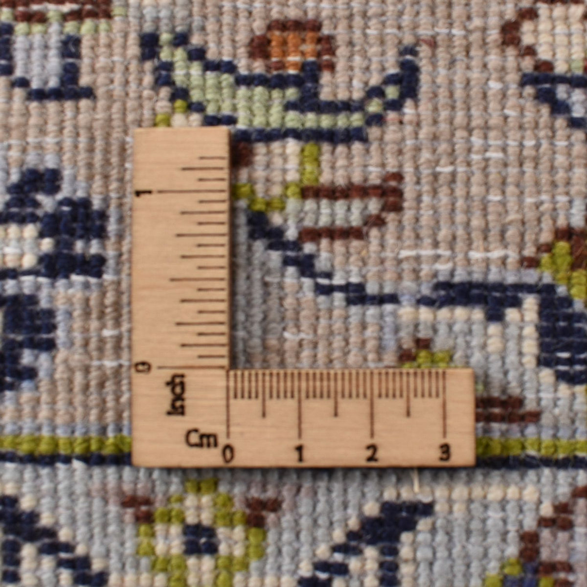 Dywan perski - Keshan - 355 x 245 cm - ciemny beż