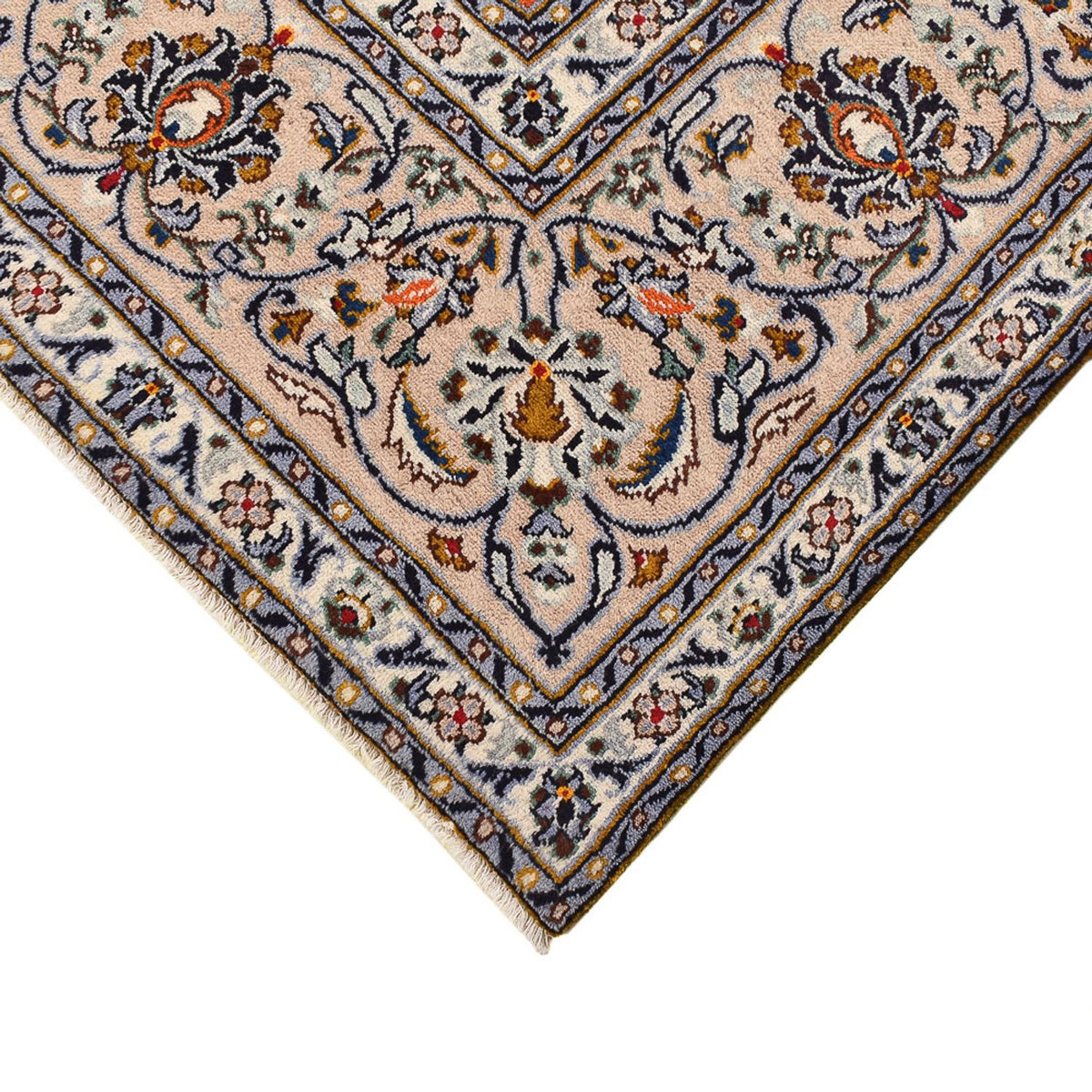 Dywan perski - Keshan - 360 x 245 cm - ciemny beż