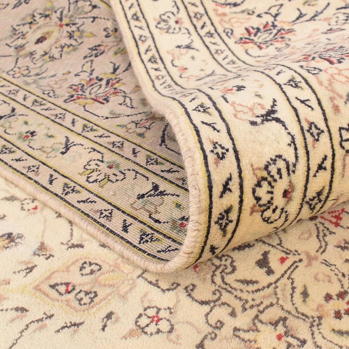 Dywan perski - Keshan - 301 x 202 cm - beżowy