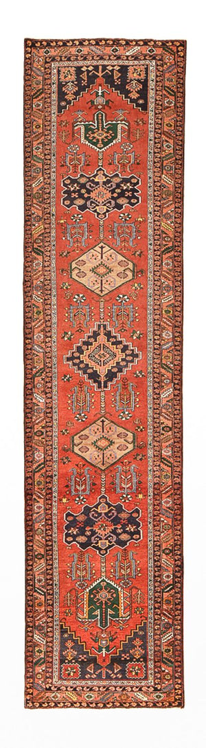 Biegacz Perski dywan - Nomadyczny - 445 x 105 cm - jasna czerwień