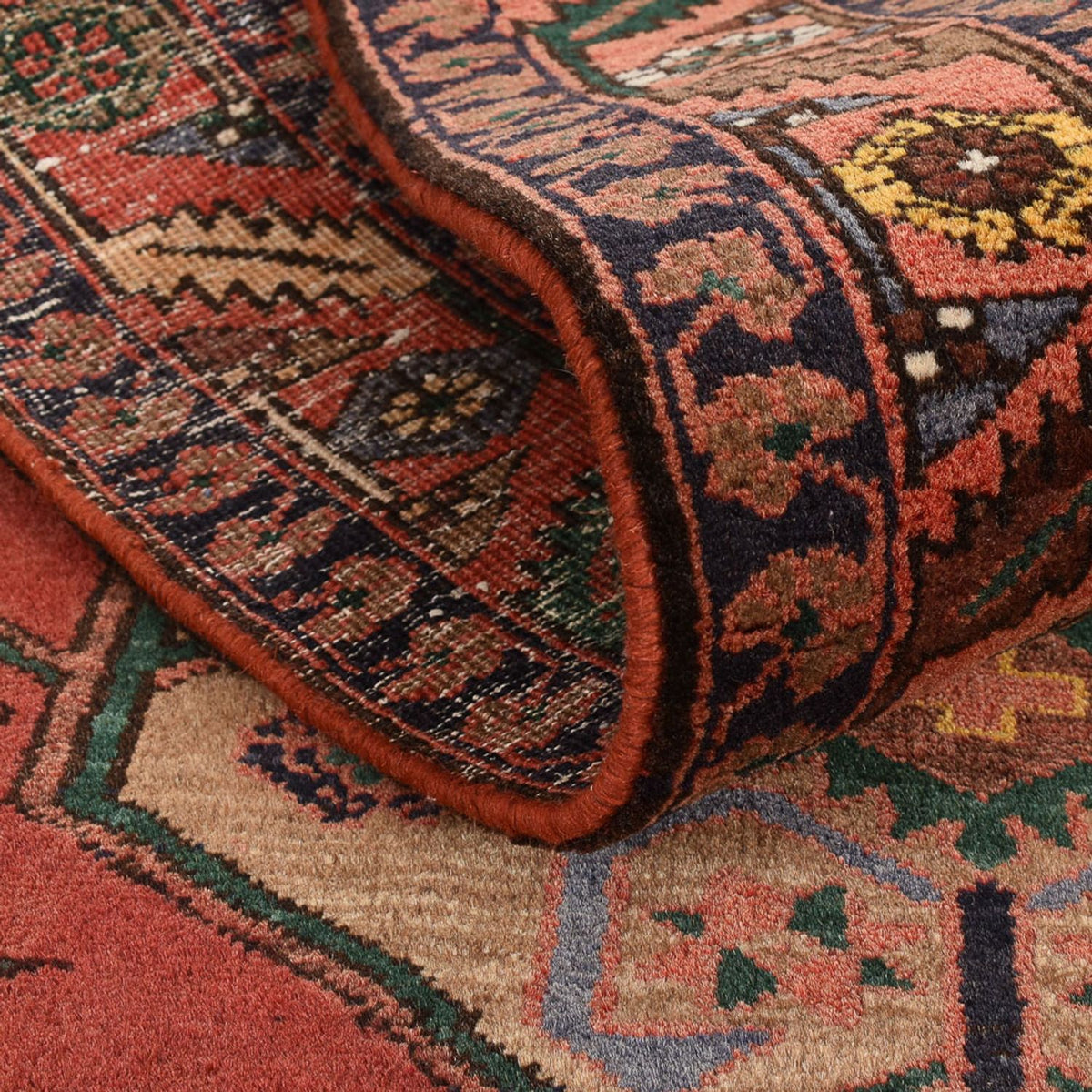 Biegacz Perski dywan - Nomadyczny - 445 x 105 cm - jasna czerwień