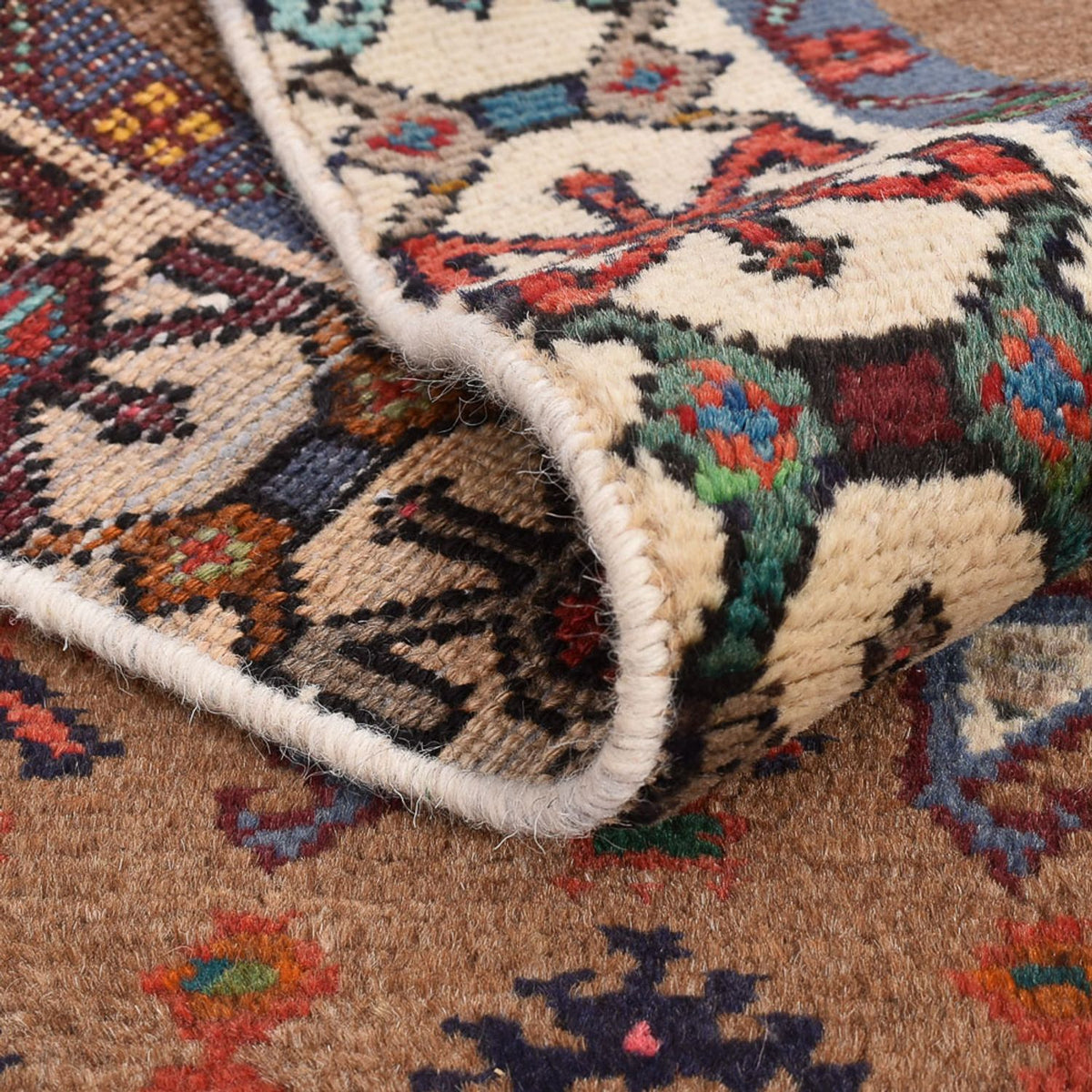 Biegacz Perski dywan - Nomadyczny - 400 x 98 cm - rdza