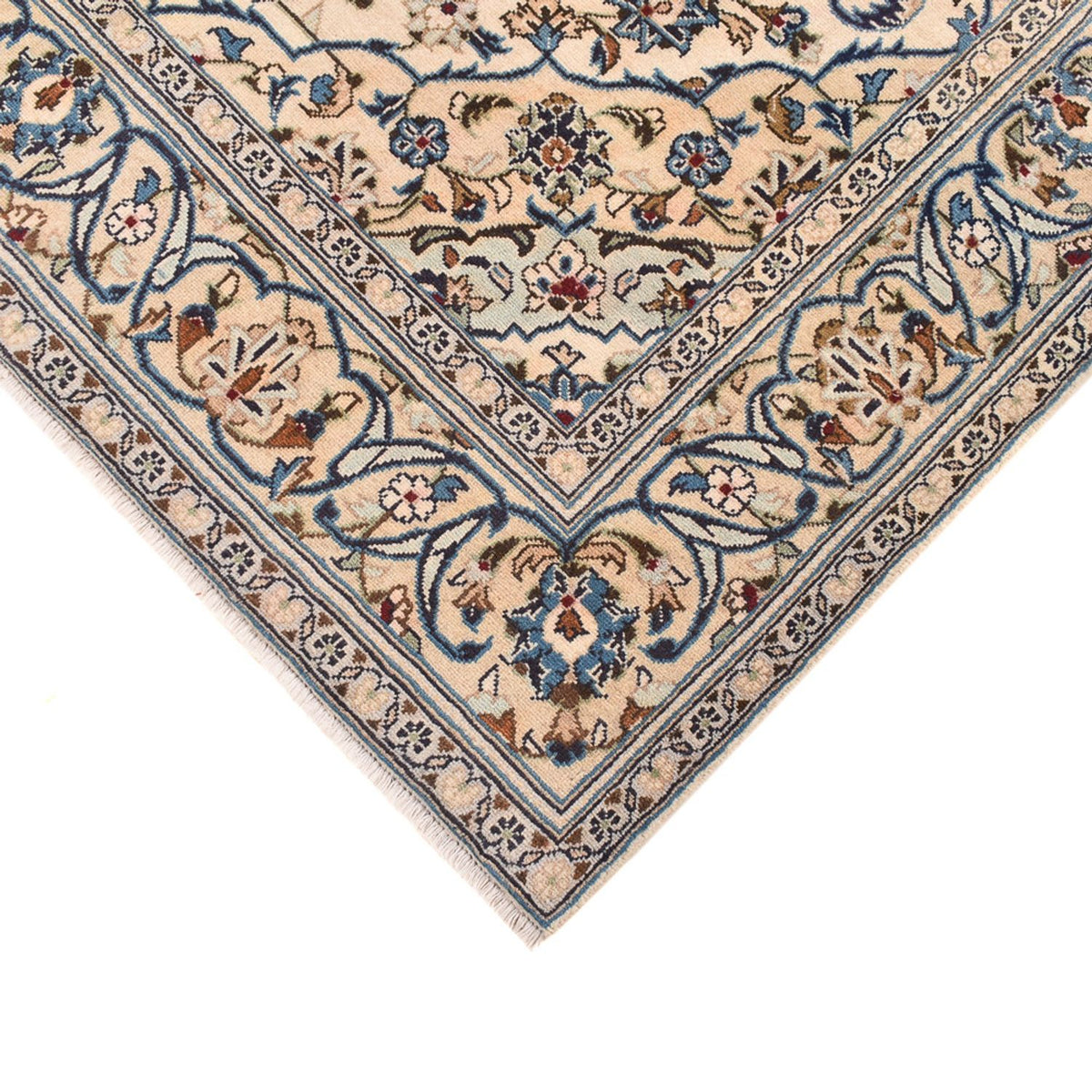 Dywan perski - Keshan - 249 x 145 cm - piaskowy