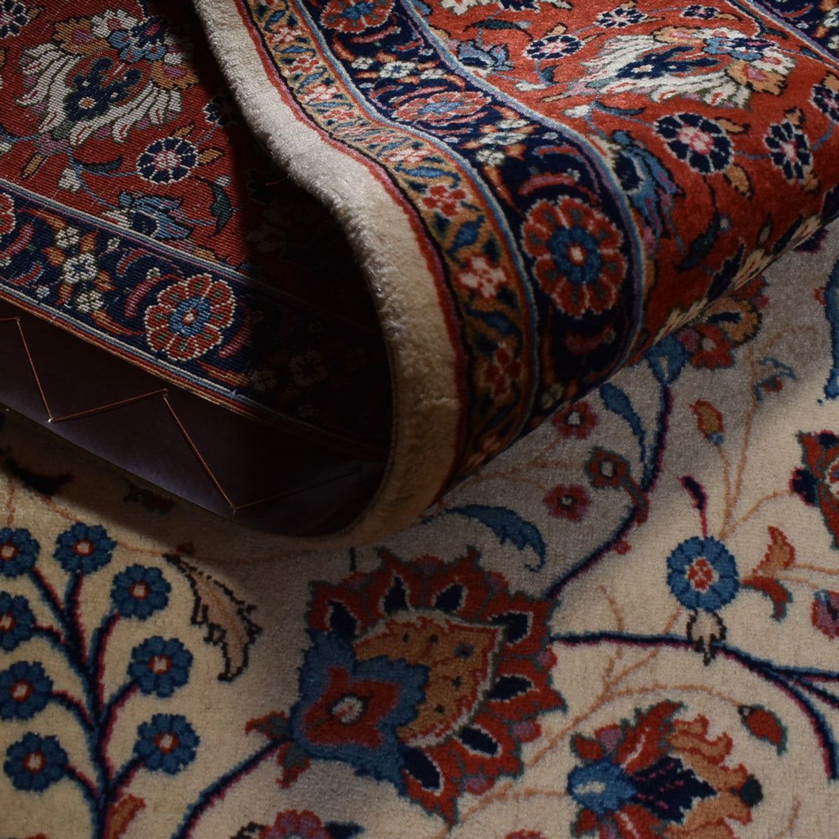 Dywan perski - Ghom - 292 x 210 cm - piaskowy