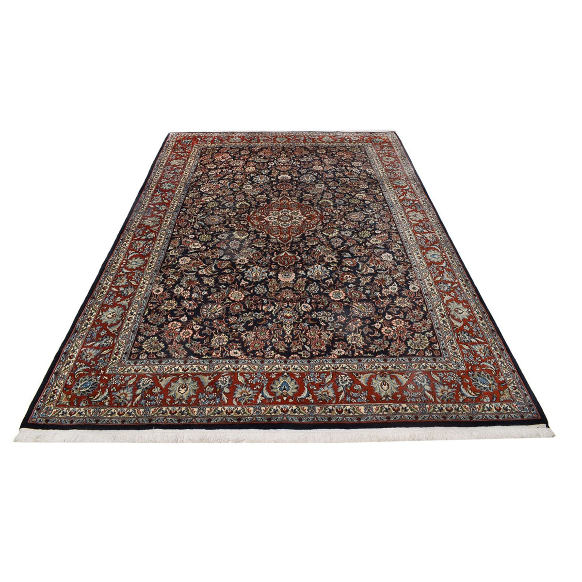 Dywan perski - Royal - 305 x 207 cm - ciemnoniebieski