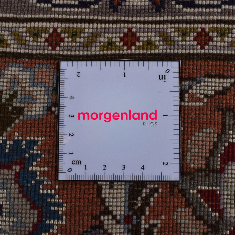 Dywan perski - Tabriz - Królewski - 318 x 208 cm - ciemnoniebieski