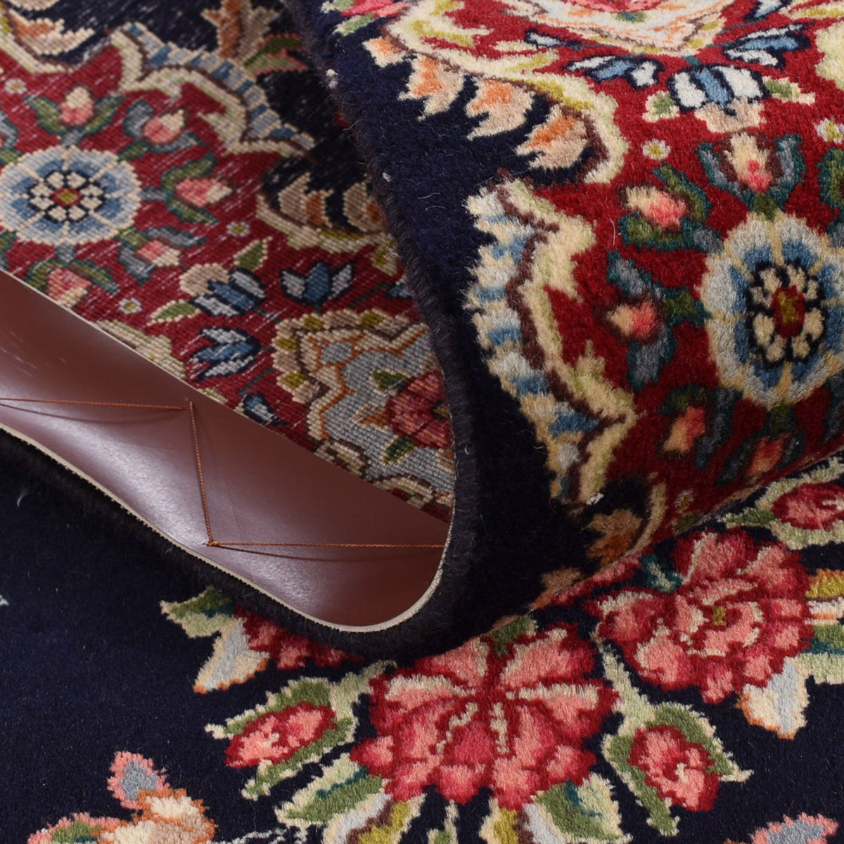 Biegacz Dywan perski - Royal - 397 x 94 cm - ciemnoniebieski