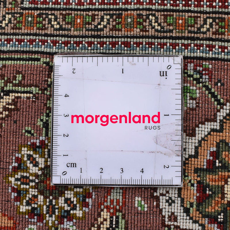 Dywan perski - Tabriz - Królewski - 284 x 184 cm - ciemny beż