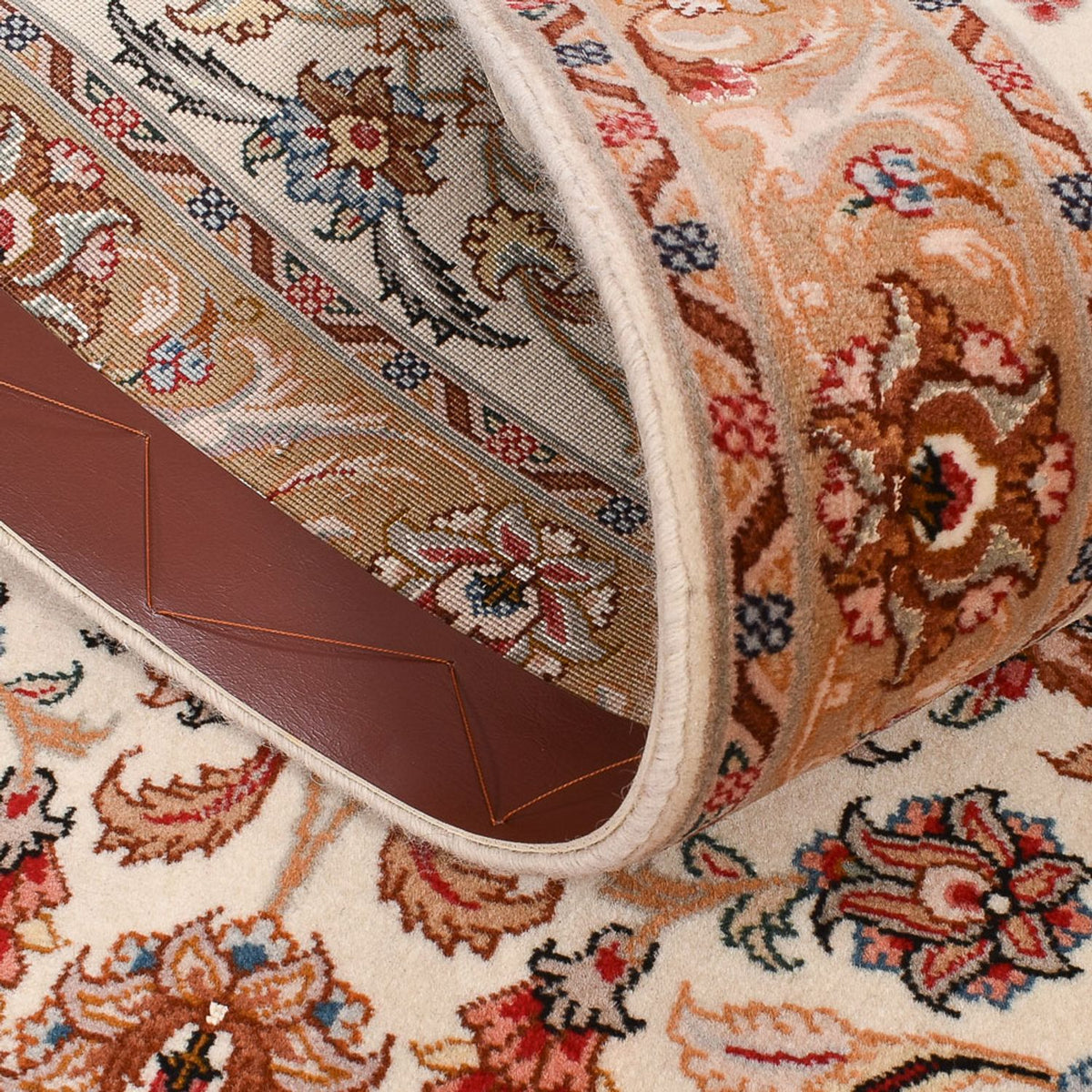 Biegacz Dywan perski - Tabriz - Premium - 314 x 79 cm - beżowy