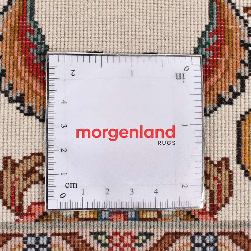 Biegacz Dywan perski - Tabriz - Premium - 314 x 79 cm - beżowy