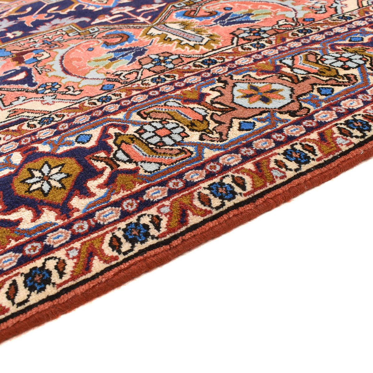 Perski dywan - Nomadyczny kwadratowy  - 200 x 194 cm - jasna czerwień