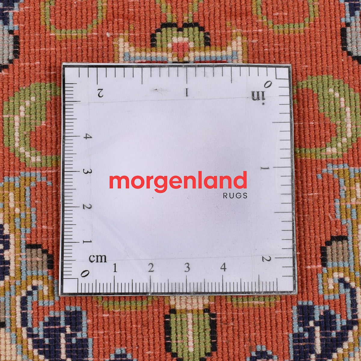 Biegacz Dywan perski - Ghom - 195 x 71 cm - pomarańczowy