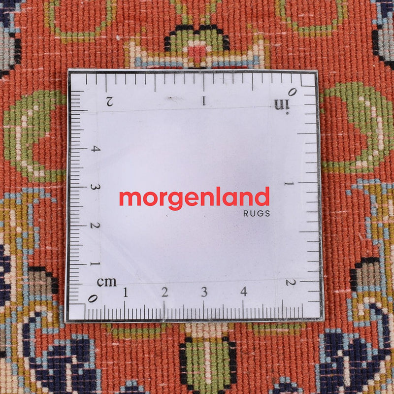 Biegacz Dywan perski - Ghom - 195 x 71 cm - pomarańczowy