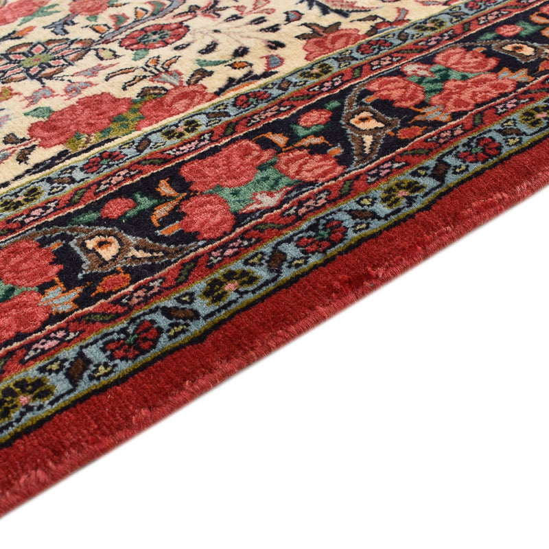 Biegacz Dywan perski - Bijar - 405 x 95 cm - ciemny beż