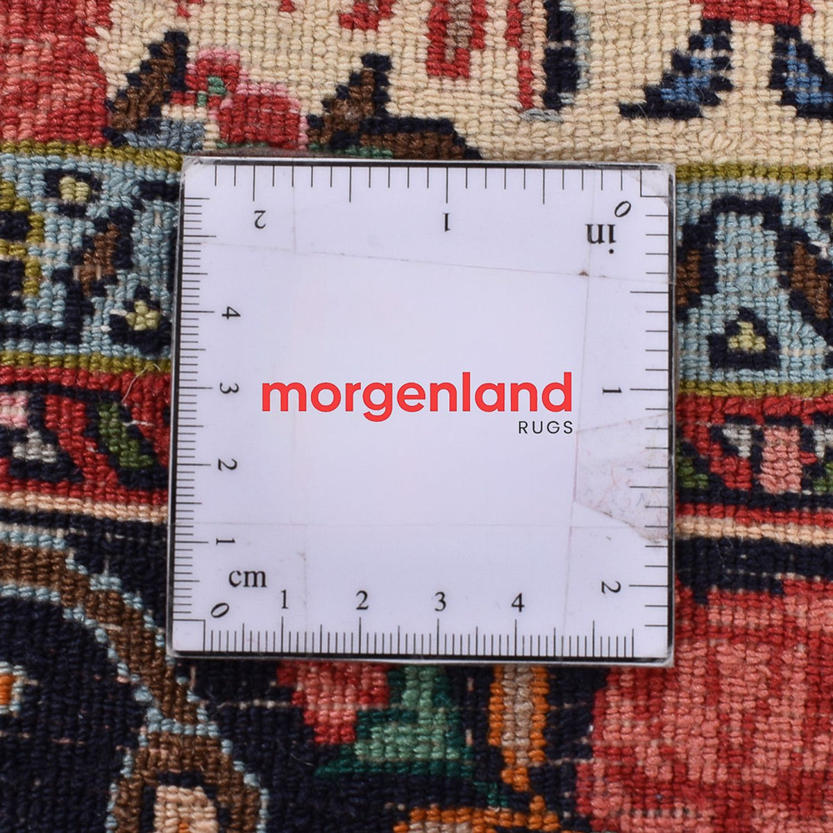 Biegacz Dywan perski - Bijar - 405 x 95 cm - ciemny beż