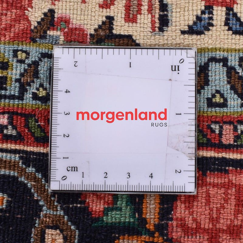 Biegacz Dywan perski - Bijar - 405 x 95 cm - ciemny beż