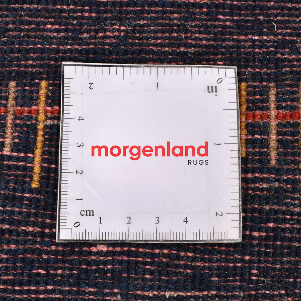 Dywan Gabbeh - Loribaft Perski - 143 x 110 cm - ciemnoniebieski