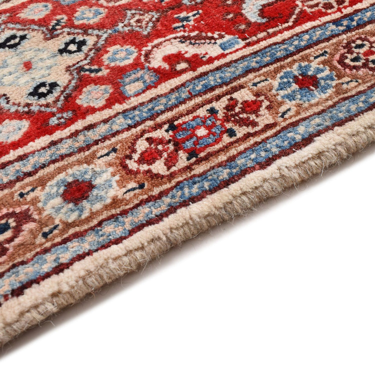 Dywan perski - Klasyczny kwadratowy  - 202 x 186 cm - ciemny beż