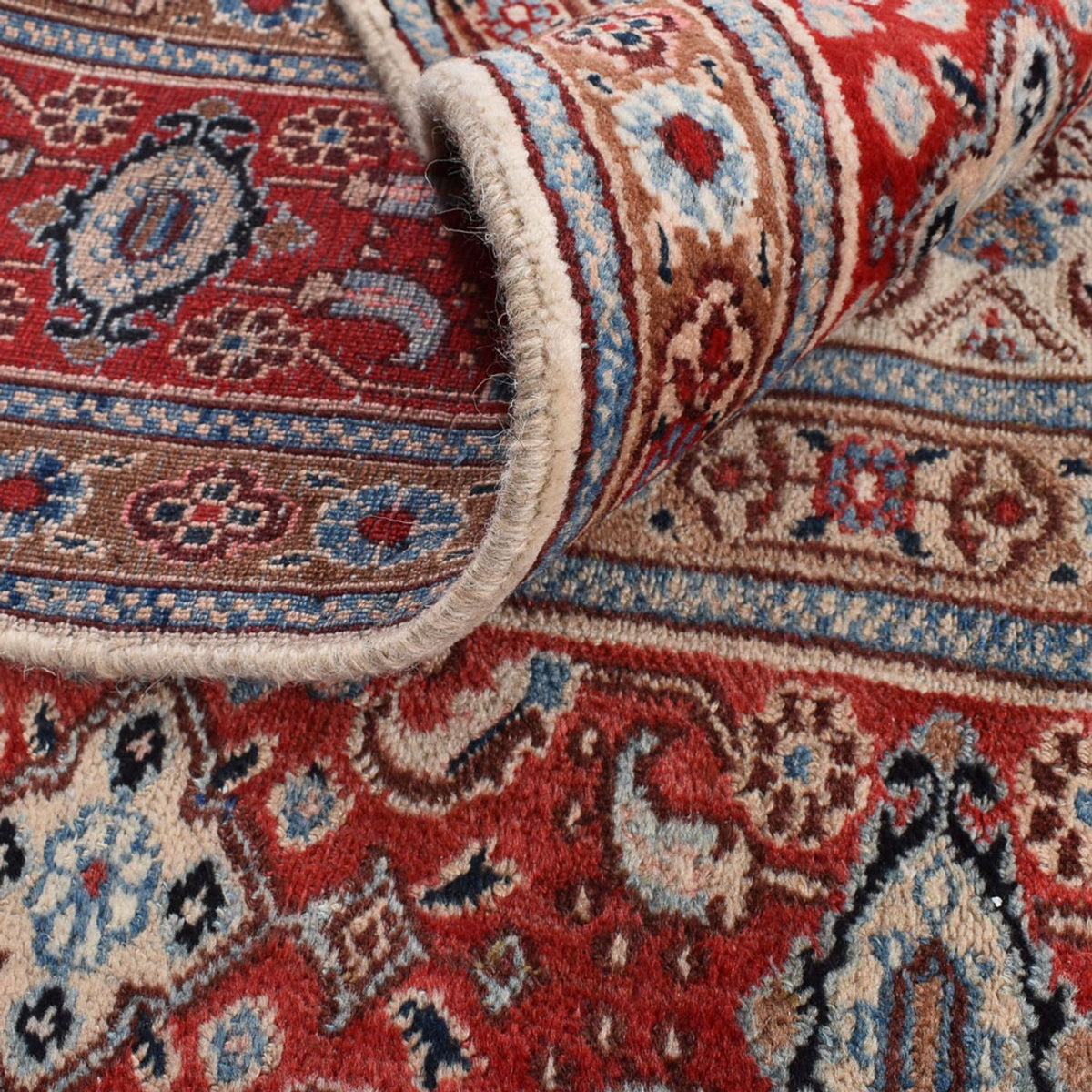 Dywan perski - Klasyczny kwadratowy  - 202 x 186 cm - ciemny beż