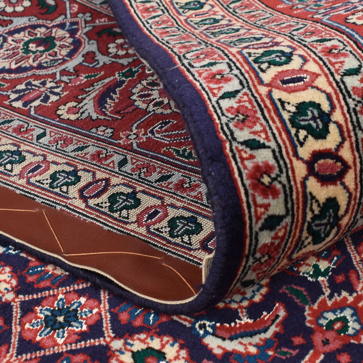 Dywan perski - Tabriz - Królewski - 294 x 198 cm - fioletowy