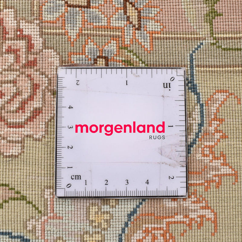 Dywan perski - Tabriz - Królewski - 303 x 201 cm - jasny beż