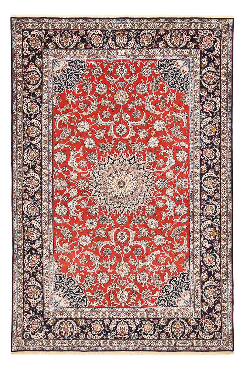 Dywan perski - Isfahan - Premium - 300 x 200 cm - czerwony