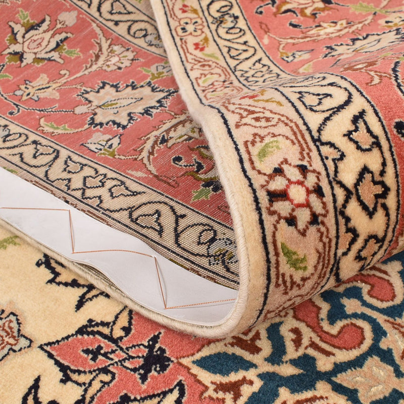 Dywan perski - Tabriz - Królewski - 296 x 203 cm - beżowy