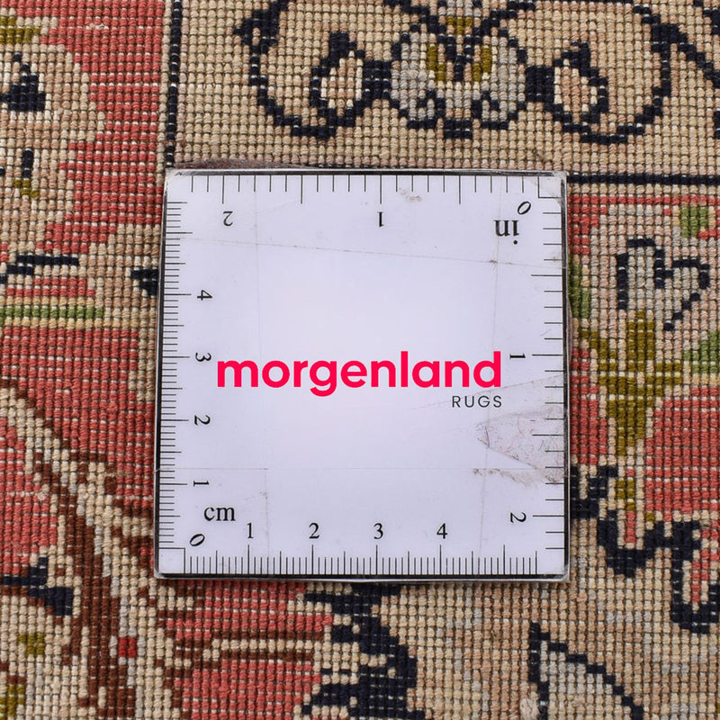 Dywan perski - Tabriz - Królewski - 296 x 203 cm - beżowy