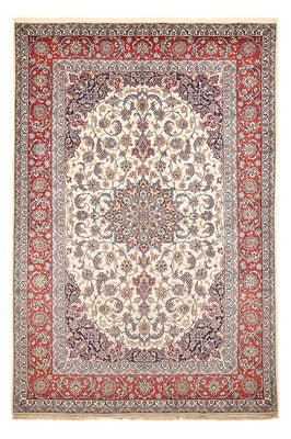 Dywan perski - Isfahan - Premium - 308 x 205 cm - beżowy