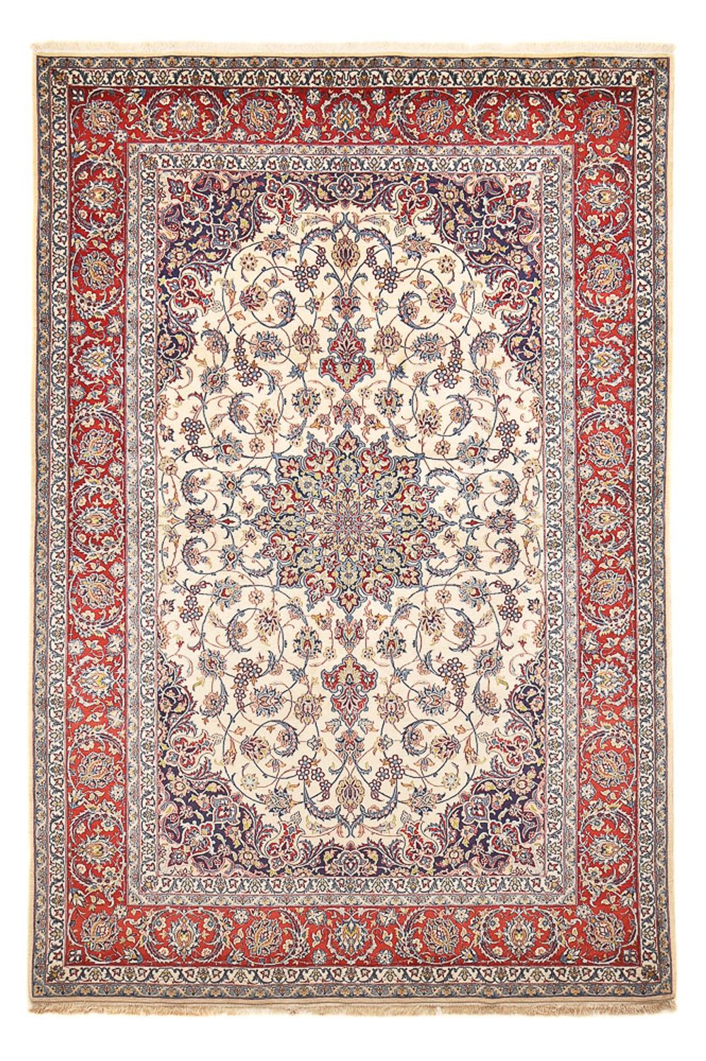 Dywan perski - Isfahan - Premium - 308 x 205 cm - beżowy