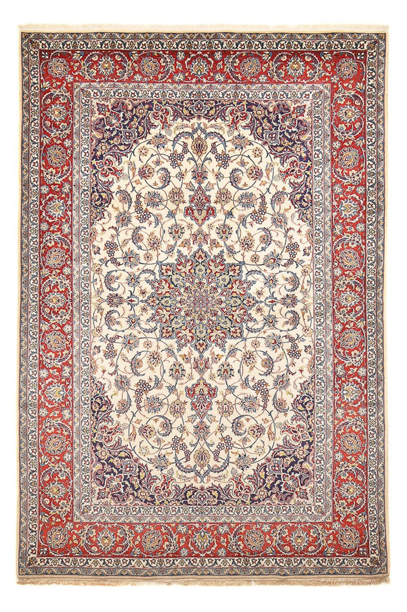 Dywan perski - Isfahan - Premium - 308 x 205 cm - beżowy