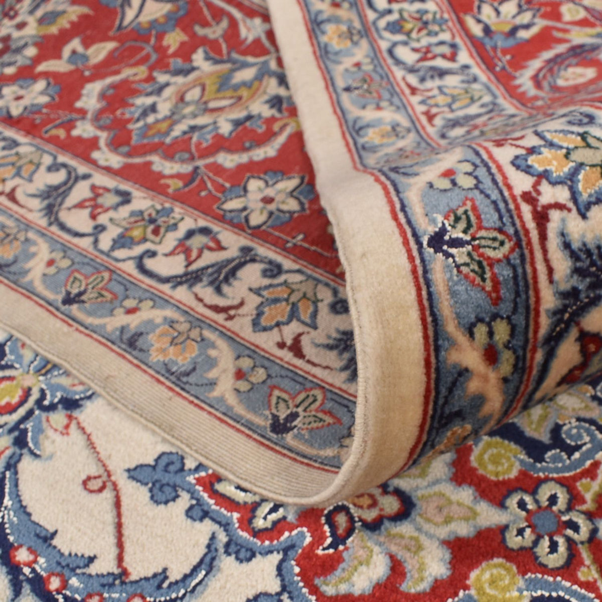 Dywan perski - Isfahan - Premium - 308 x 205 cm - beżowy