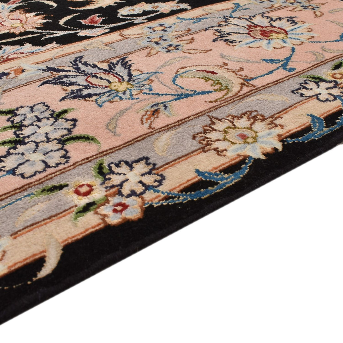 Dywan perski - Tabriz - Królewski - 255 x 158 cm - ciemnoniebieski