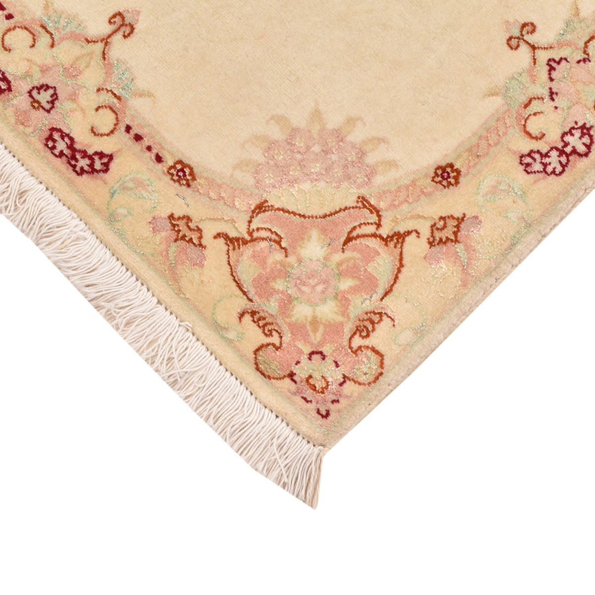 Dywan perski - Tabriz - Królewski - 90 x 60 cm - jasny beż