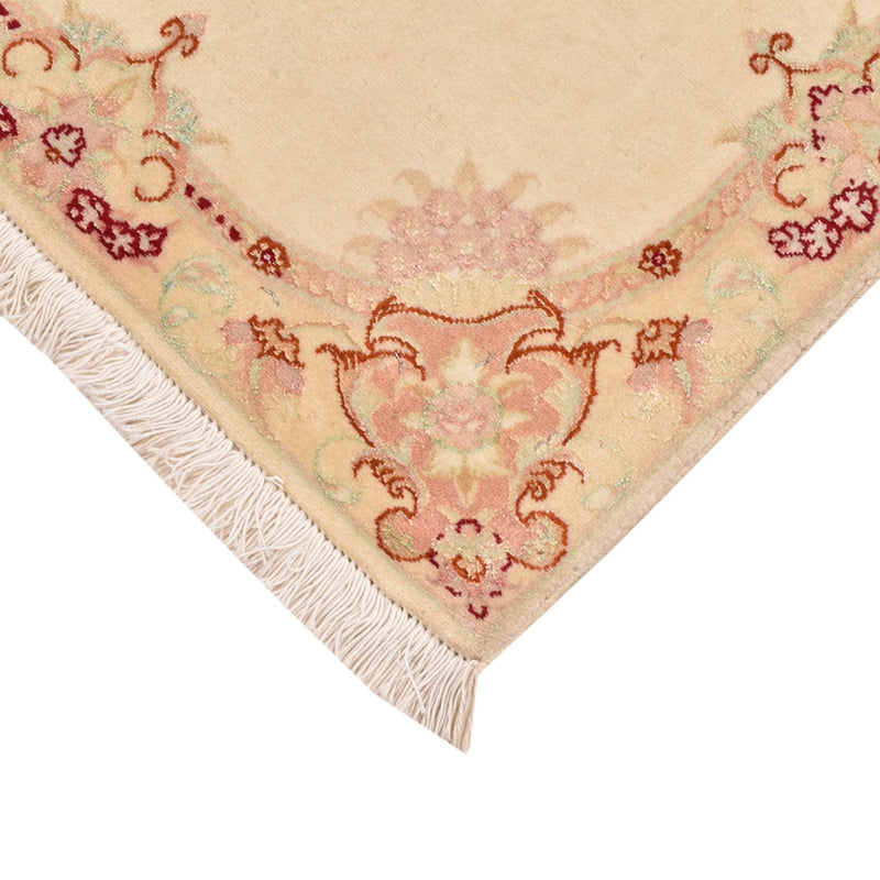 Dywan perski - Tabriz - Królewski - 90 x 60 cm - jasny beż