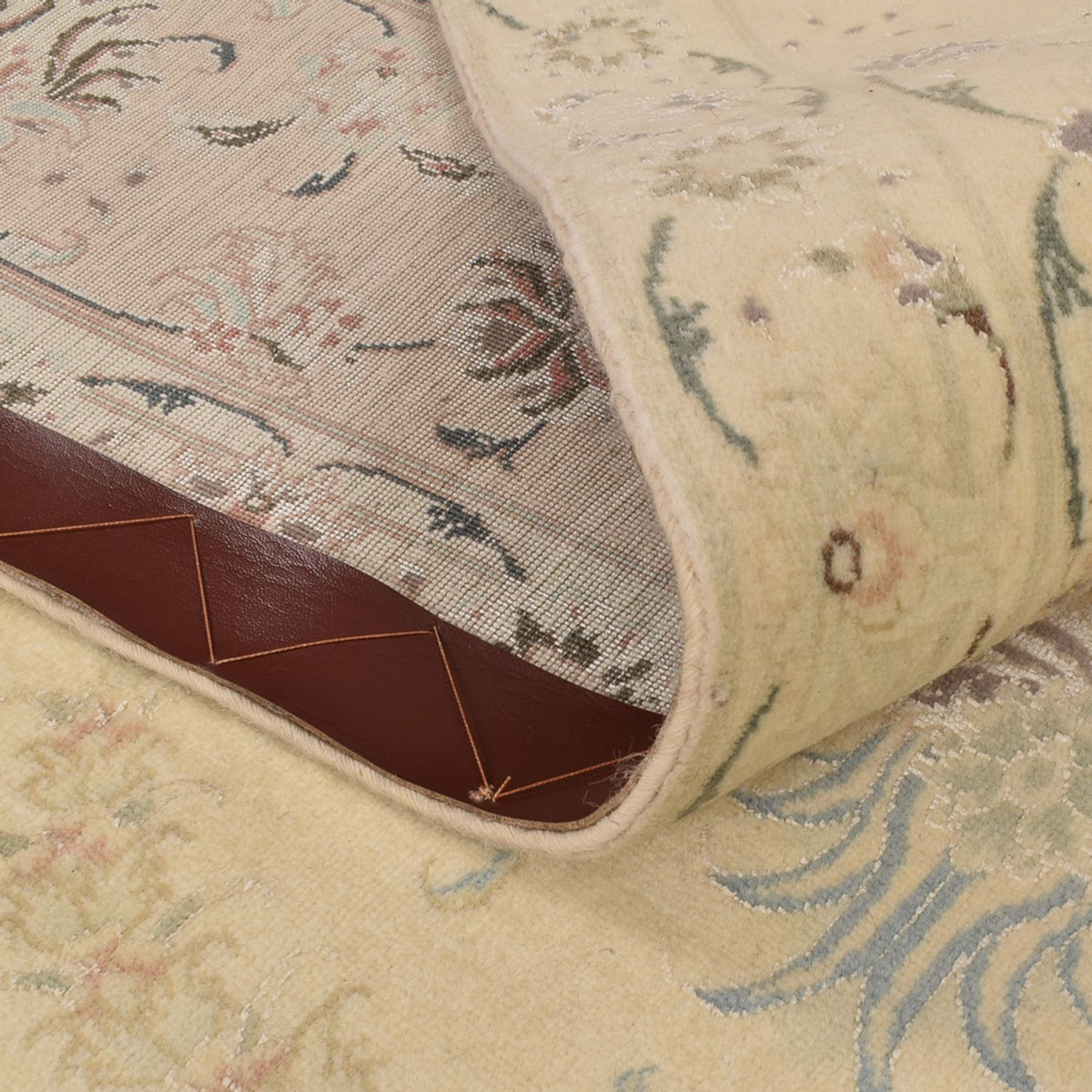 Dywan perski - Tabriz - Królewski - 240 x 200 cm - jasnozielony