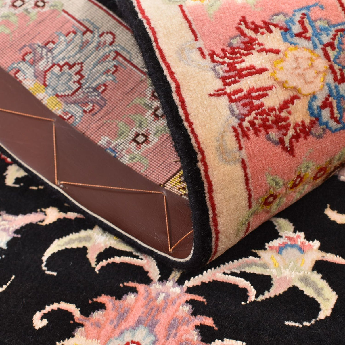 Dywan perski - Tabriz - Królewski - 121 x 73 cm - ciemnoniebieski