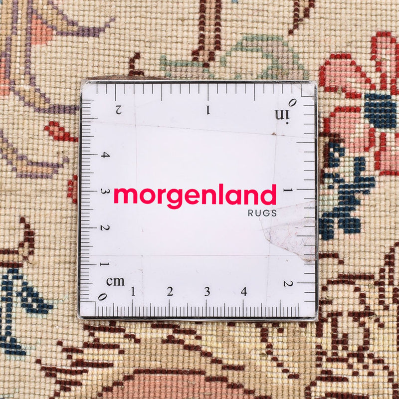 Dywan perski - Tabriz - Królewski - 92 x 59 cm - jasny beż