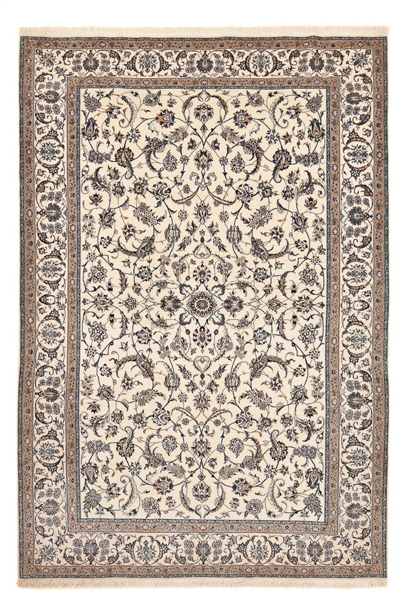 Dywan perski - Nain - Premium - 344 x 213 cm - kremowy
