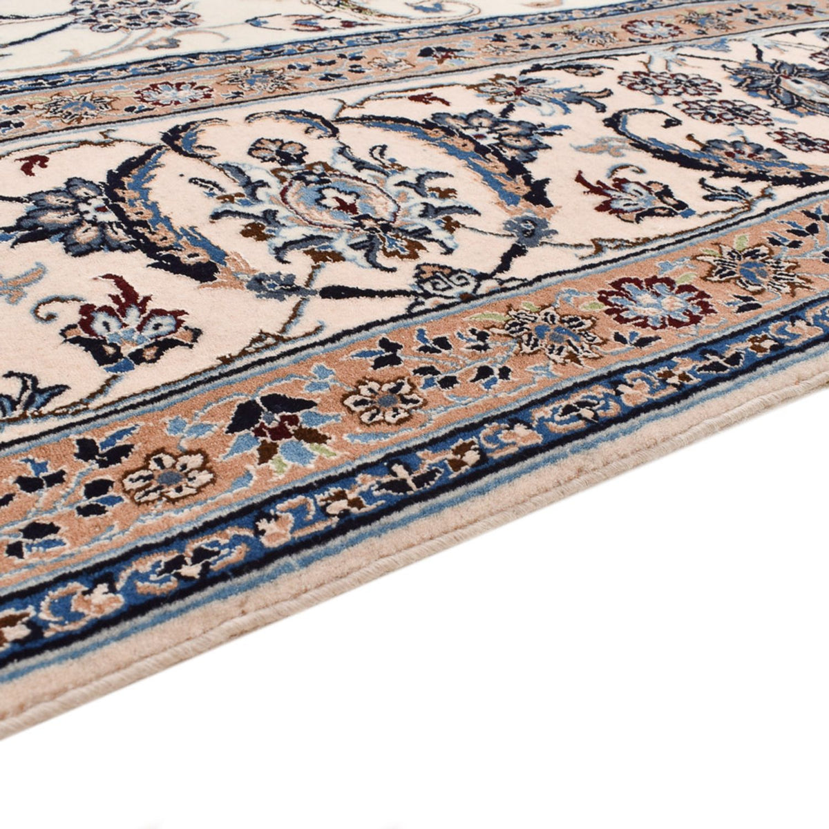 Dywan perski - Nain - Premium - 344 x 213 cm - kremowy