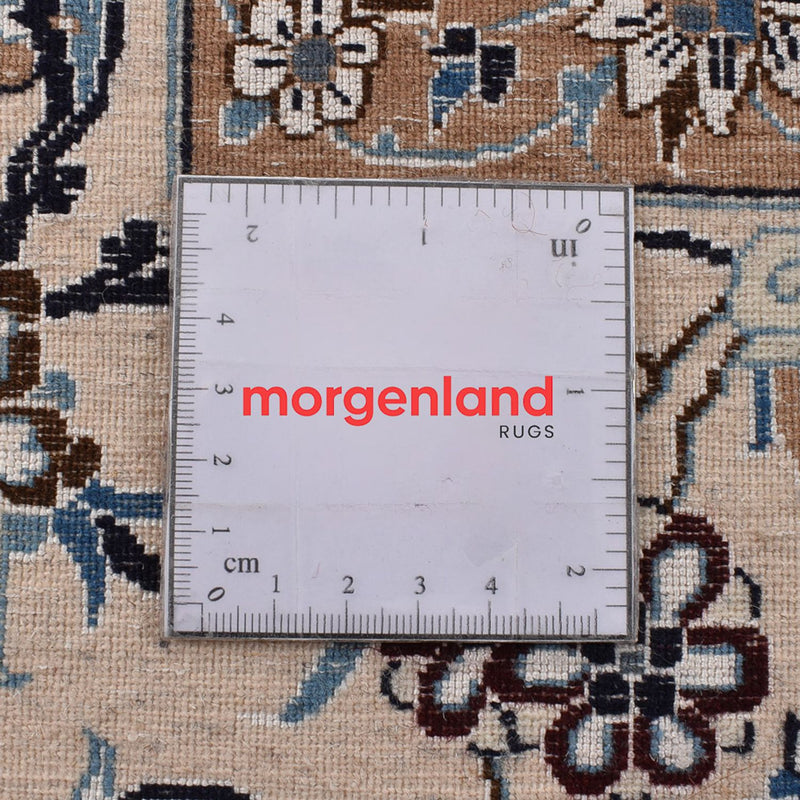 Dywan perski - Nain - Premium - 344 x 213 cm - kremowy