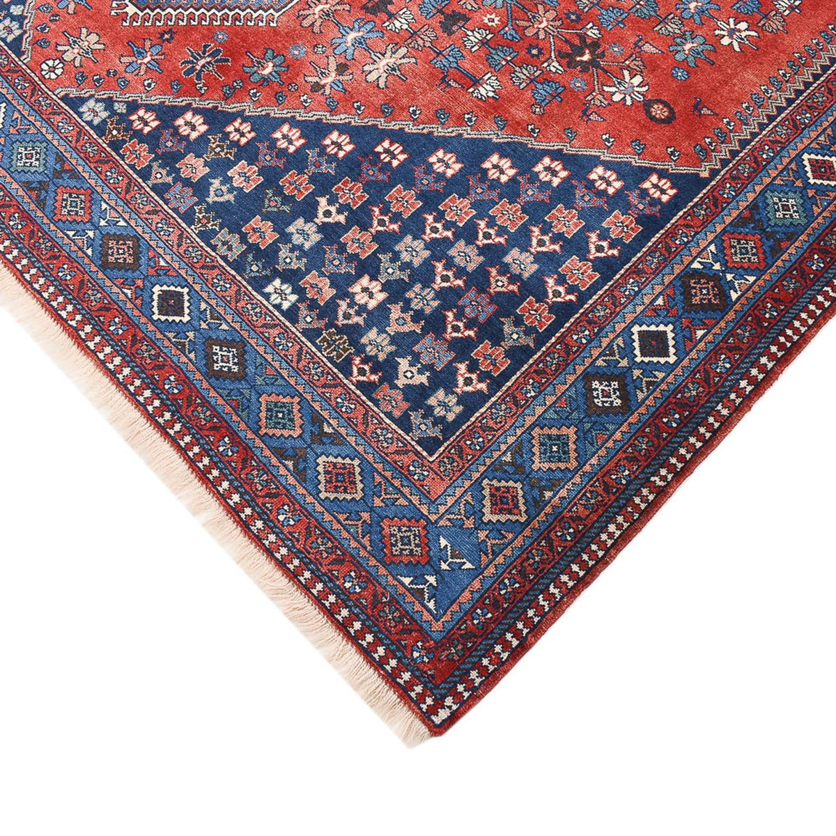 Perski dywan - Nomadyczny - 260 x 207 cm - czerwony