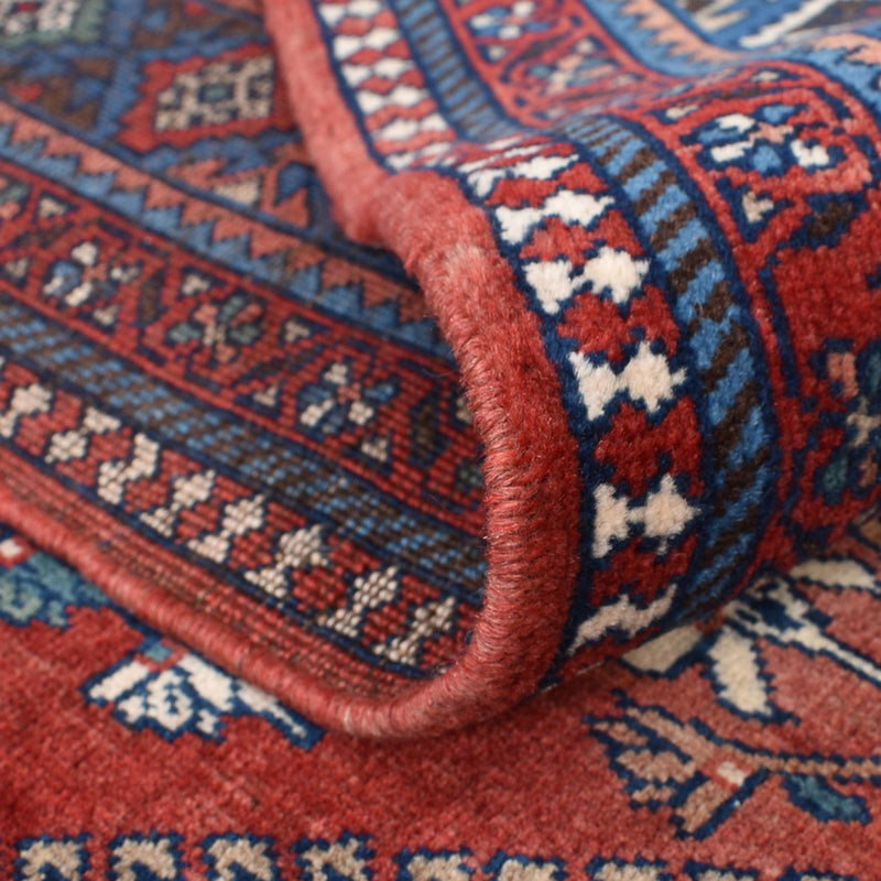 Perski dywan - Nomadyczny - 260 x 207 cm - czerwony