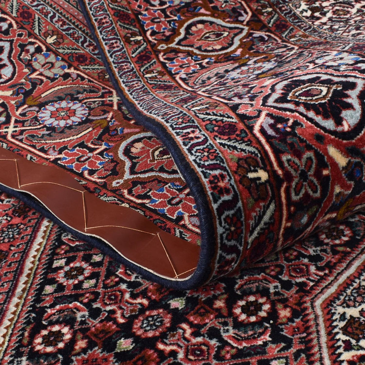 Dywan perski - Bijar - 315 x 248 cm - ciemna czerwień