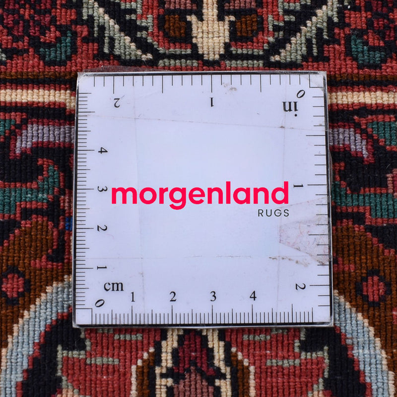 Dywan perski - Bijar - 315 x 248 cm - ciemna czerwień