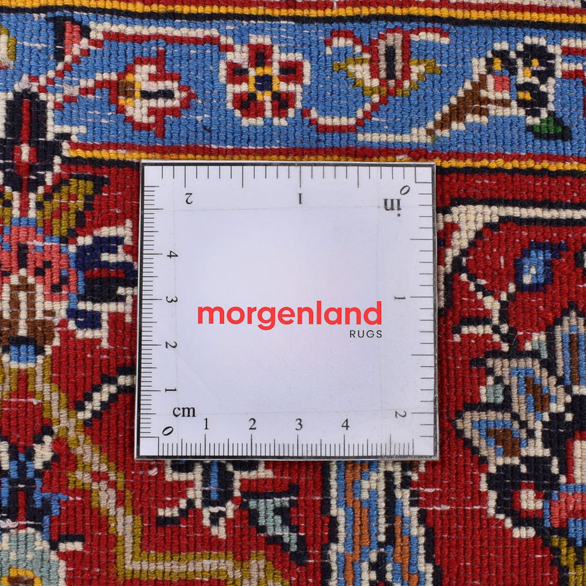 Dywan perski - Keshan - 217 x 143 cm - ciemnoniebieski